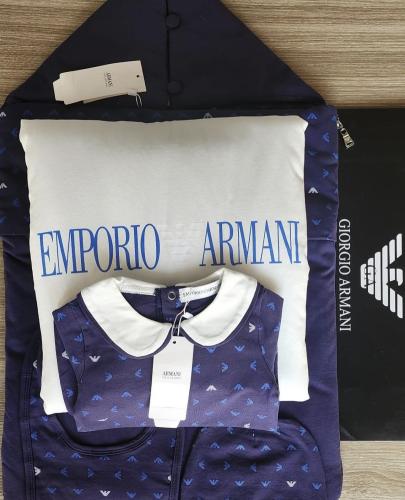 طقم ارماني سماوي ٥قطع