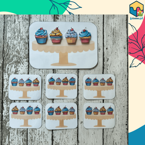 ترتيب الكعك الصغير