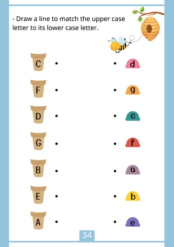 الحروف الإنجليزية المستوى الثاني