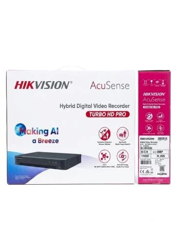 جهاز تسجيل كاميرات Hikvision ذكي 8 مداخل - هارد وا...