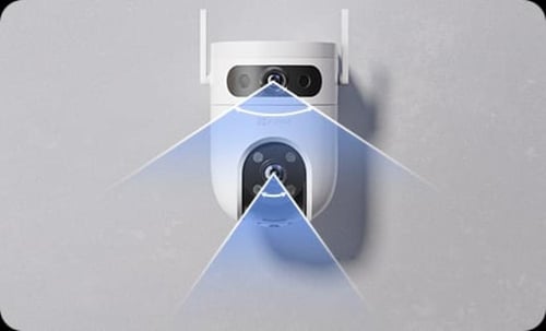 كاميرا ت مراقبة واي فاي عدستين ازفيز 5 ميجا-متحرك...