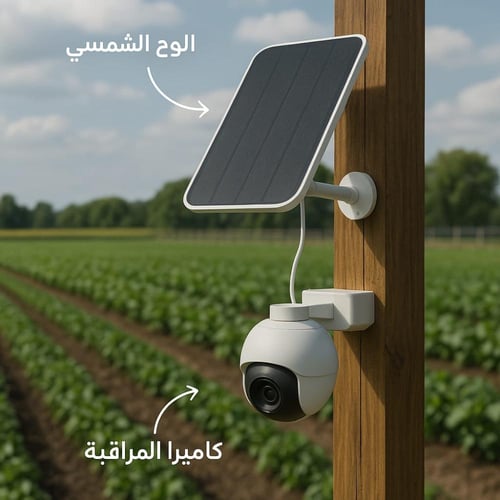 كاميرات ايزفير 4 ميجا طاقة شمسية