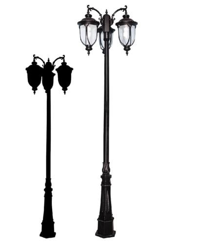 عامود إنارة وضباب ألتر – كشاف 60WB3P | 3 إلى 6 فوه...