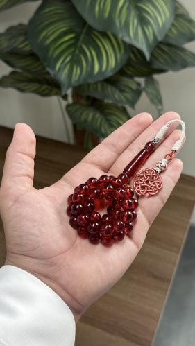 مسباح احمر شفاف طربزونه احمر