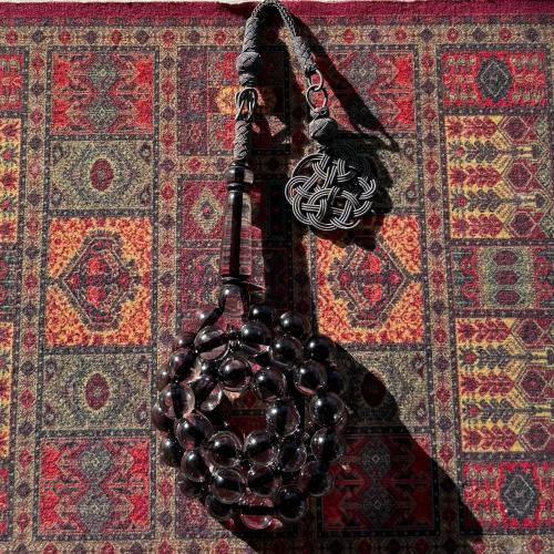 مسباح شفاف طربزونه رصاصي