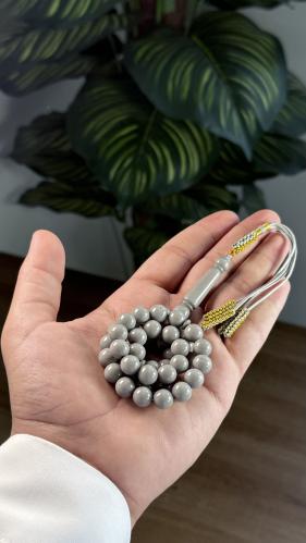 مسباح اسمنتي كركوشه اصفر ورصاصي