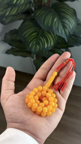 مسباح اصفر كركوشه احمر