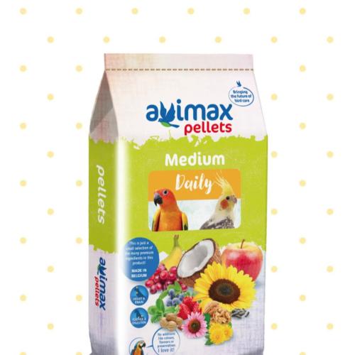 أفيماكس غذاء يومي للببغاوات المتوسطة (باليتس)