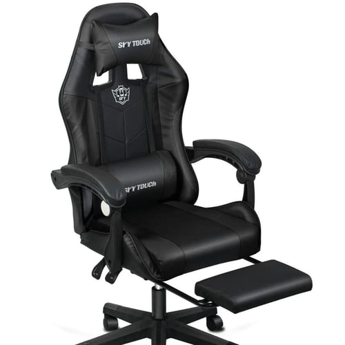 كرسي قيمنق من الجلد قابل للتعديل