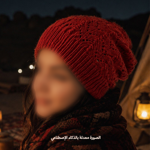 قبعة زهرة ديسمبر - لمسة دفء إبداعية