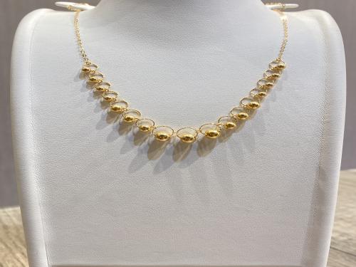 عقد ذهب عيار21/N-2126 الوزن 1.99