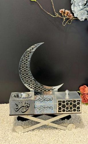 Acrylic incense holder set for Ramadan reception