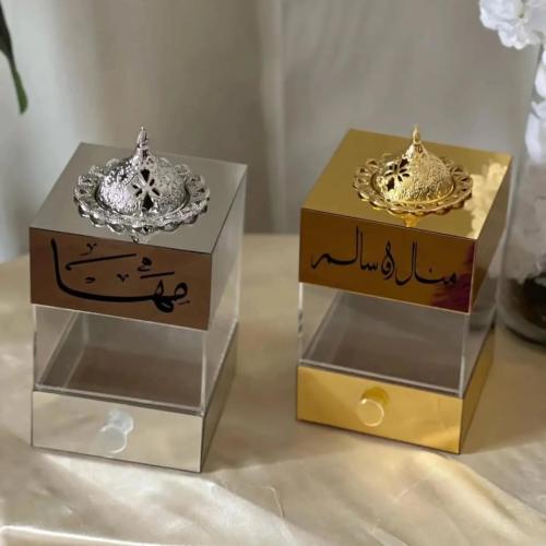 Acrylic incense holder by name
