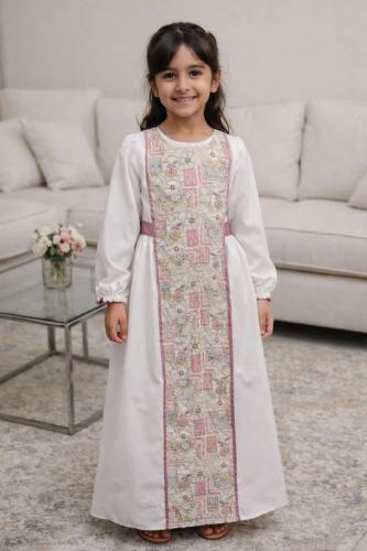 Ramadan girls' embroidered dress
