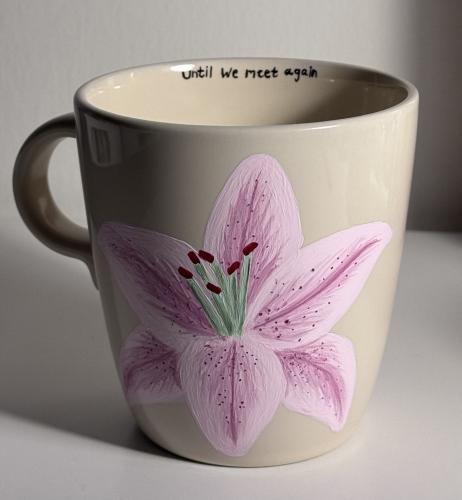 Lily Mug (Until We Meet Again)