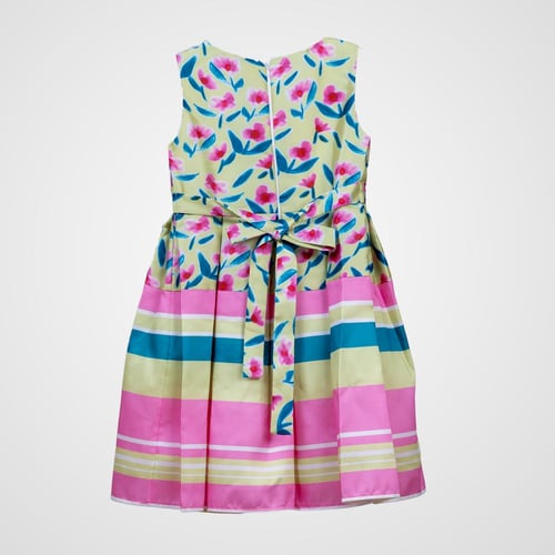 فستان الربيع بالوان زاهية