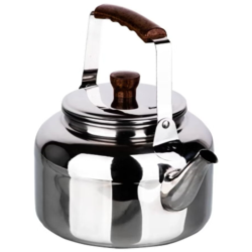 أبريق ستيل مقبض خشب 3 لتر