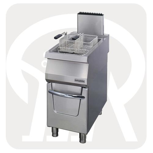 قلاية غاز بحوض واحد – سعة 22 لتر، مثالية للمطابخ ا...