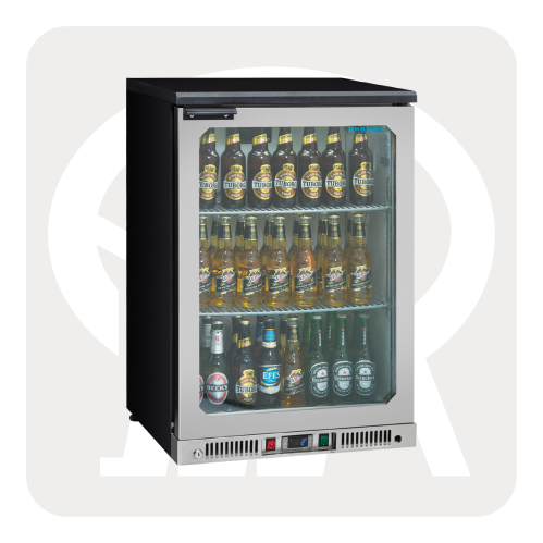 ثلاجة كاونتر/بار بباب زجاجي واحد +2 / +12 درجة مئو...