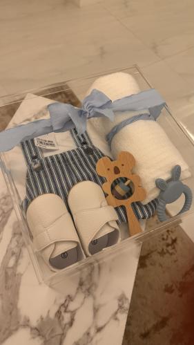 Baby born gift striped