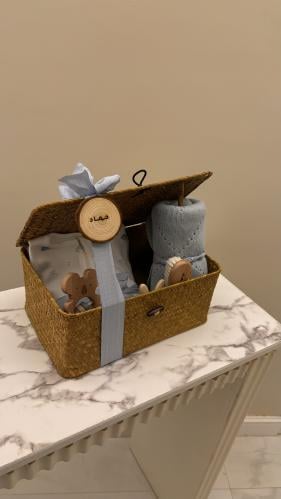 Blue newborn gift