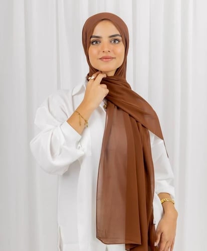 طرح ساده كريب شيفون - متعدد الالوان