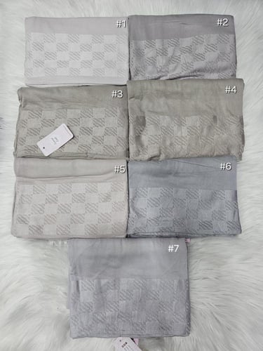 طرحه قطن كينار جاكار مربعات الشطرنج - متعدد الالوا...