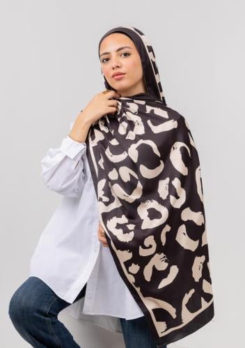 Leopard Silk Scarf