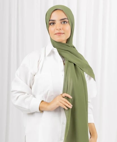 طرح ساده كريب شيفون - متعدد الالوان