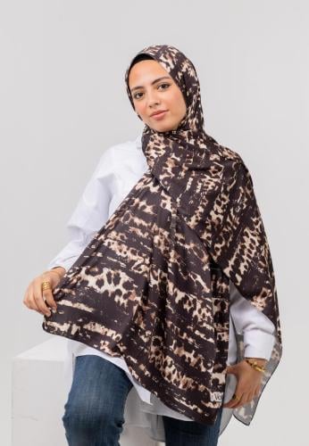 Leopard Silk Scarf