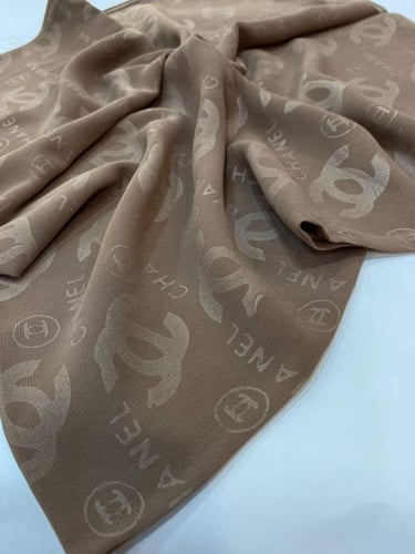 طرحه شيفون حفر ماركات - متعدد الالوان