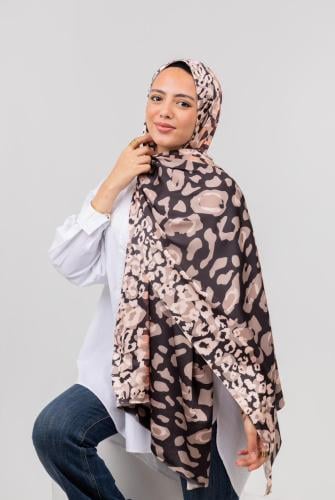 Leopard Silk Scarf