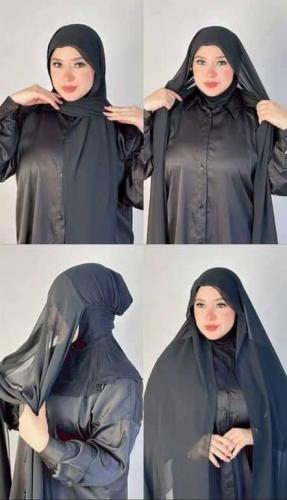 طرحه بتلبيسه للرقبه - متعدد الالوان