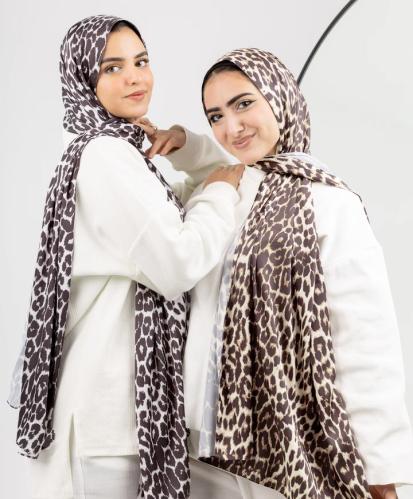 Leopard Silk Scarf
