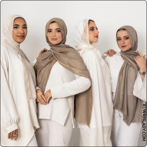 طرحه كويتي شاش * ستان ذهبي