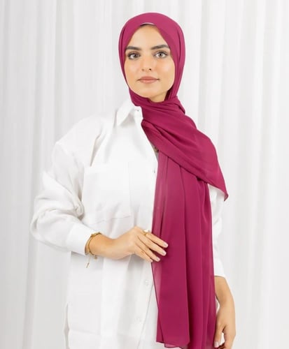 طرح ساده كريب شيفون - متعدد الالوان