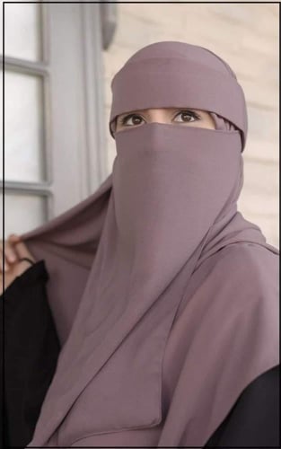 طقم خمار ماليزي ٢ قطعه - متعدد الالوان