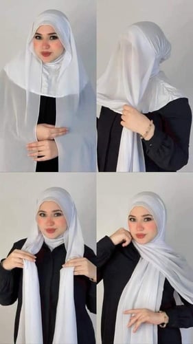 طرحه بتلبيسه للرقبه - متعدد الالوان