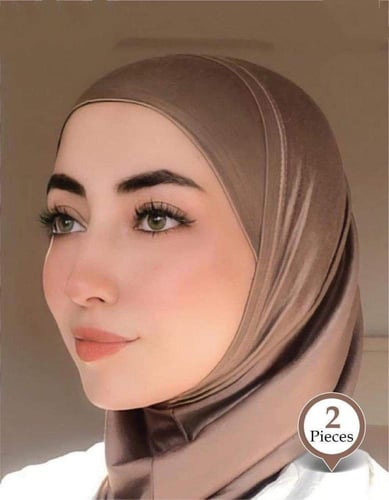 حجاب سوري قطعتين - متعدد الالوان