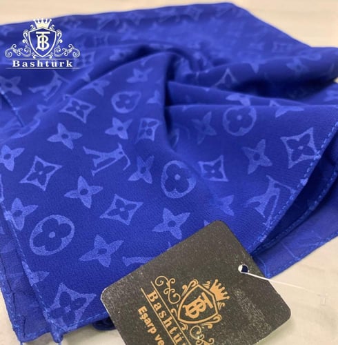 طرحه شيفون حفر ماركات - متعدد الالوان