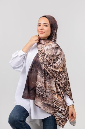 Leopard Silk Scarf