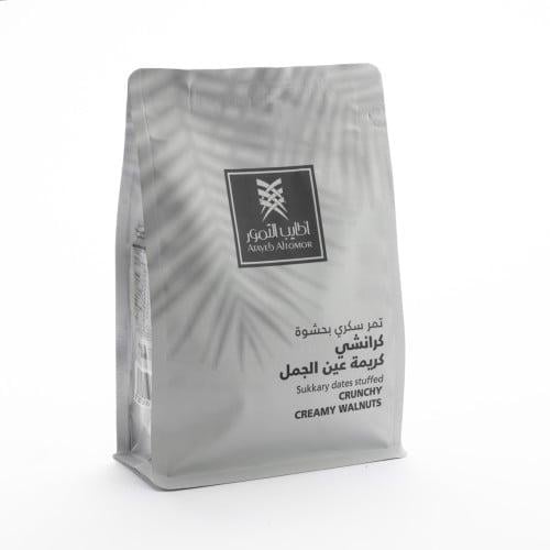 تمر سكري بحشوة كرانشي كريمة عين الجمل