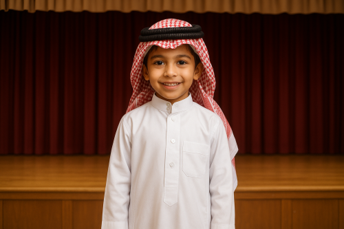 إذاعة آداب المسجد - طفولة مبكرة