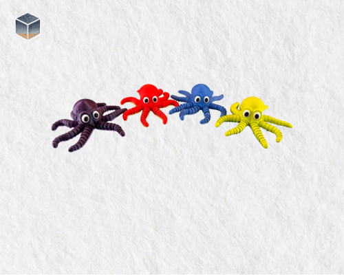 Flexible deep friends – model "Flexi Octopus"