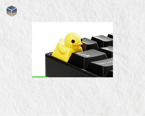 Key cover "the playful duck" – keycap