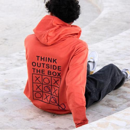 Orange Hoodie| Lama Boutique