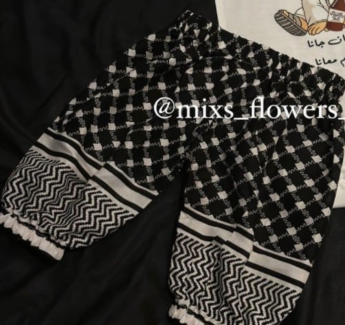 شروال شماغ اسود