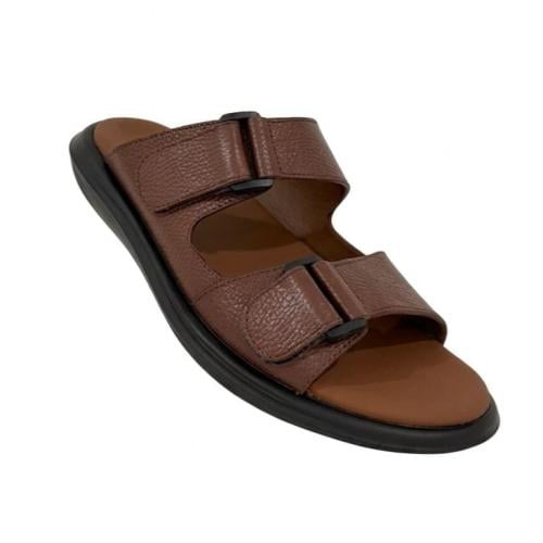 نعال طبي جلد غزال لون بني ارتفاع 3سم808008