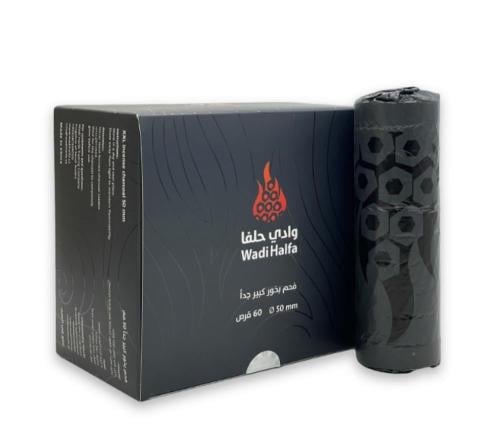 فحم بخور وادي حلفا اصلي ٣٣ مل 60 قرص