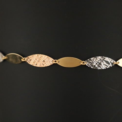 خلخال ذهب ملون